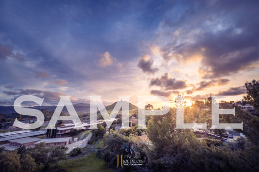 A3.Tarantula Hill "The Perfect Sunset"; Thousand Oaks, CA-Canvas Prints