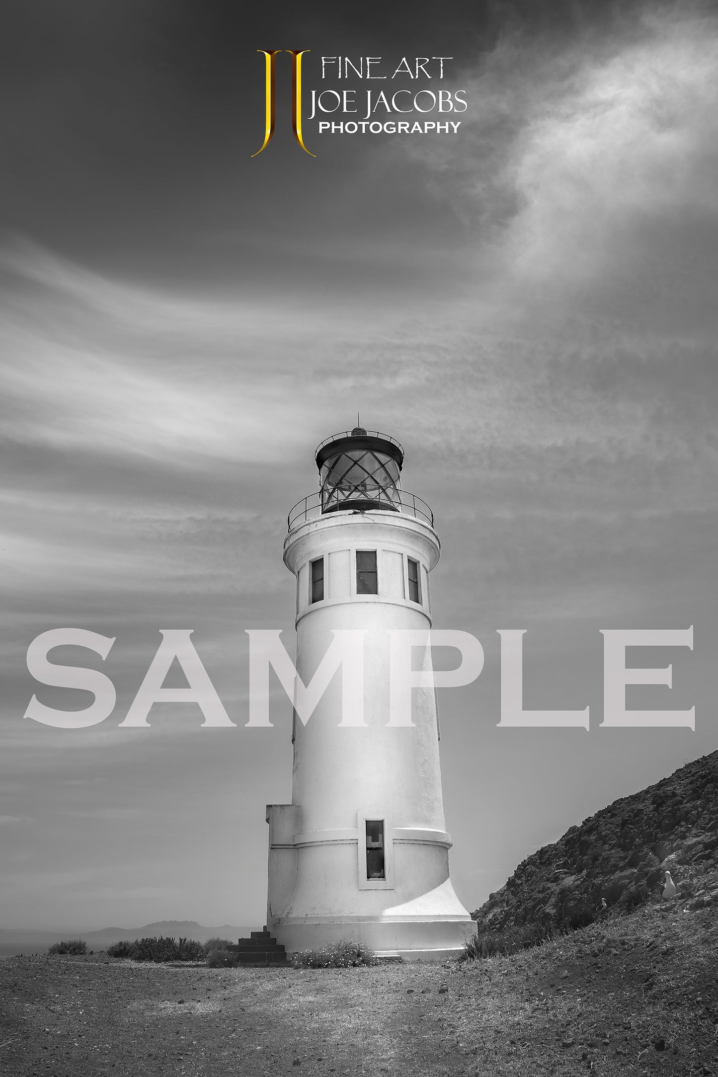 F. Anacapa Island Lighthouse, Channel Islands of California-Canvas Prints